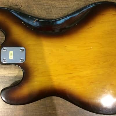 Hondo Deluxe Series 830 Gloss Golden Sunburst Finish Electric Bass Guitar image 14