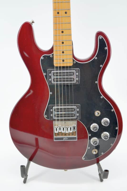 Peavey T-60 with Maple Fretboard 1978 - 1988 - Wine Red OHSC image 1