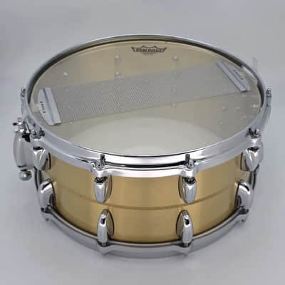 Used Gretsch G4169BBR USA Bell Brass Snare Drum 14x6.5 - Very Good image 4