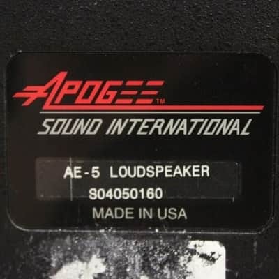 Apogee AE-5 Arrayable Loud Speaker #1208 (One)TRUEHEARTSOUND image 5