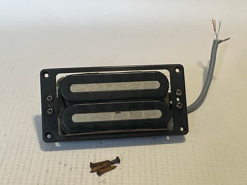 1980's Kramer Sustainer Schaller Made in Germany Black Neck Humbucker Guitar Pickup w/ Ring 6k image 1