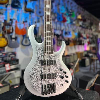 Ibanez 25th-anniversary BTB Standard 6-string Electric Bass - Silver Blizzard Matte FREE PLEK! 988 image 6