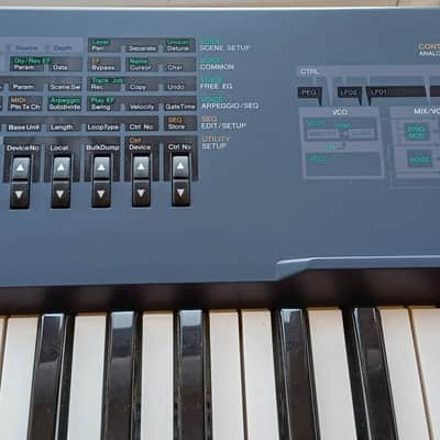 Yamaha AN1x Virtual Analog Synthesizer 1997 - Blue image 11