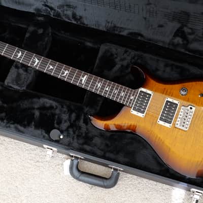 2023 PRS 10th Anniversary S2 Custom 24 - Black Amber electric guitar with PRS hard case image 1