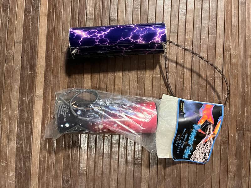 Remo Spring Drum Thunder Tube 2.32" 2010s - Tie Dye image 1