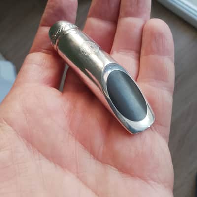 Immagine Soprano saxophone mouthpiece Selmer Scroll Shank E 60's. - 4