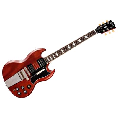 SG Standard 61 Maestro Vibrola Faded Vintage Cherry Gibson image 1