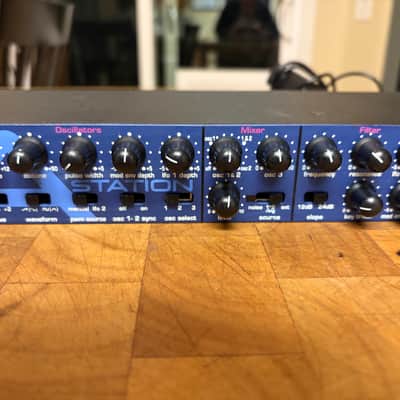 Novation A Station 8-Voice Rackmount Synthesizer 2001 - Blue- SERVICED image 14