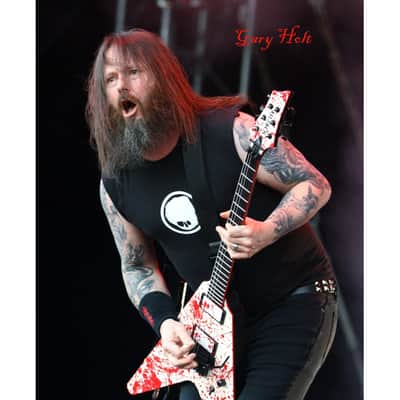 ESP LTD SV GH-200 Gary Holt Signature Guitar - Black image 6