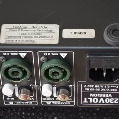 TECAMP Bonafide * 820W 2-channel solid state Bass amp * Made in Germany * balanced DI output image 10