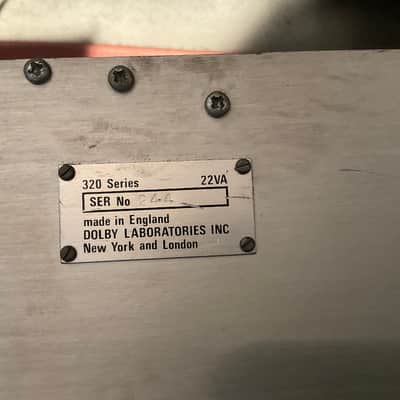DOLBY SYSTEM MOD. 320 PAIR MATCHED type B PROCESSOR ORIGINAL image 14
