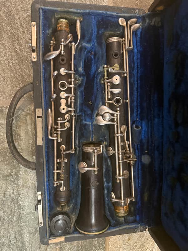 Selmer Paris wood Oboe with case. Made in France image 1