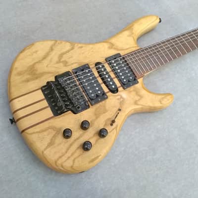 HK Wolf Natural 7 string guitar with case image 6