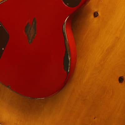 Rare Vintage USA 1979 Gibson Les Paul GK-55 Guitar, Custom Set Neck! Junior Red image 8