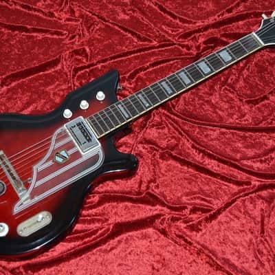 1964 National Westwood 75 Beautiful Map Guitar Rare image 1