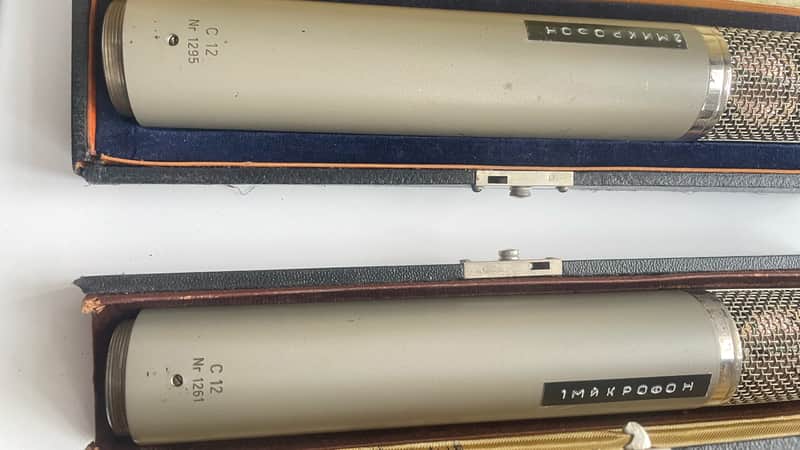 Original AKG C12 — Serial #1295 & #1261Vintage Matched Pair image 1