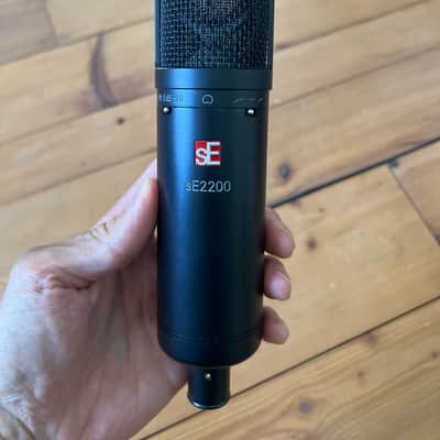 sE Electronics sE2200 Large Diaphragm Cardioid Condenser Microphone 2019 - Present - Black image 3