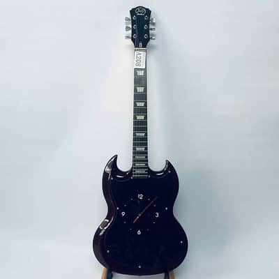 J&D Red Guitar Body with Maple Neck, Rosewood Fingerboard image 6