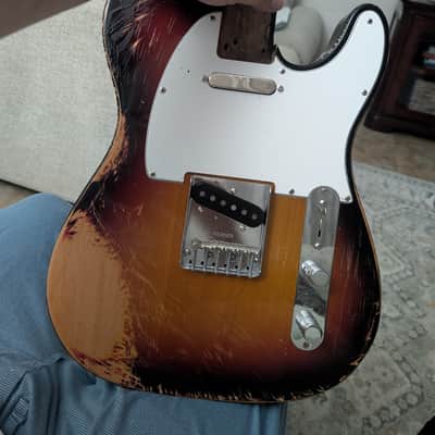 Fender Highway One Telecaster LOADED BODY Only 3-Color Sunburst image 3