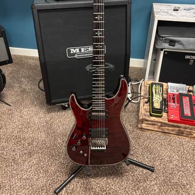 Schecter C-1 FR-S Left handed (Lefty) 2020 - Black Cherry image 2