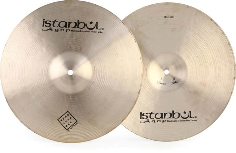 Istanbul Agop Traditional Dark Hi-hat Cymbals - 14 inches image 1