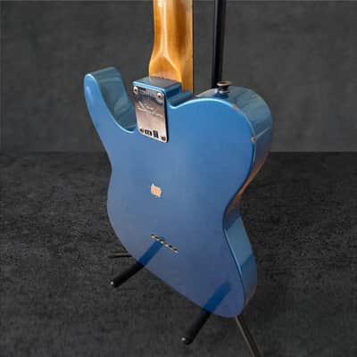 2025 Fender Custom Shop '63 Telecaster Relic – Aged Lake Placid Blue image 16