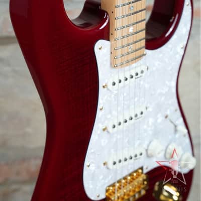 FENDER Stratocaster Richie Kotzen Signature TRB - 2016 Made in Japan - Flamed Trans Red Burst image 11