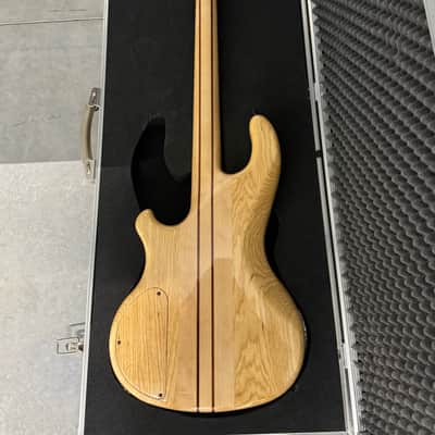 Hot Wire In-law Bass Guitar 424 Custom Neck Thru 4 String Peemium Build 2016 - Multi Strip Maple/Sapwle image 3