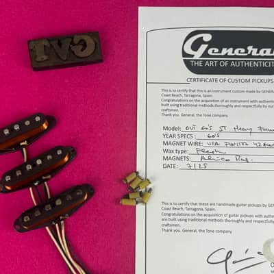 General Vintage Tone 1964 Strat® Stratocaster® Pickups – Hand-Wound "Scatter" – Handmade Pre-CBS Specs - DEMO STOCK image 2