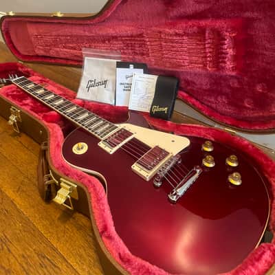 2025 Gibson Les Paul Standard ‘50s Plain Top - Sparkling Burgundy image 1
