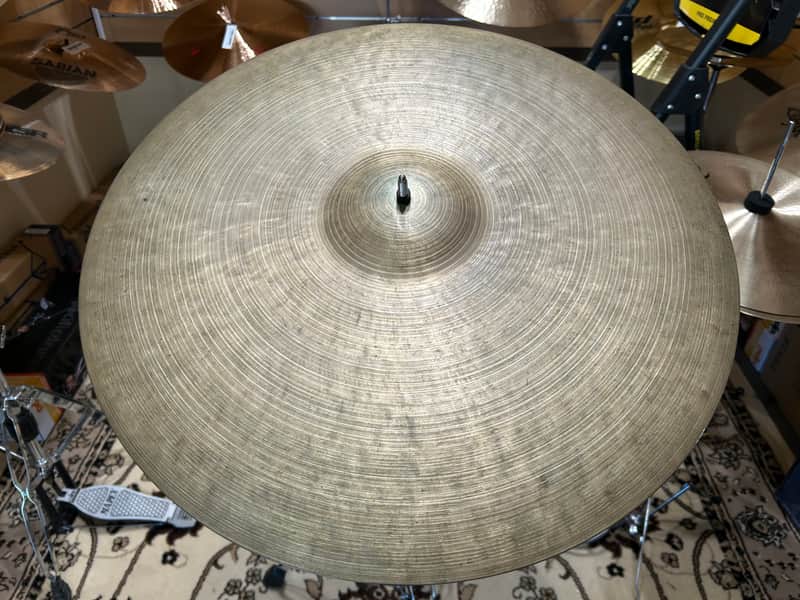 Zildjian K Istanbul New Stamp 22" Medium Ride 1967-1977 image 1