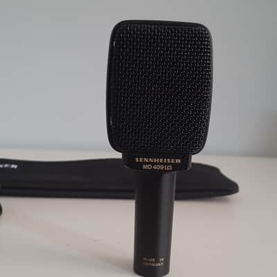 Sennheiser MD409 U3 Cardioid Dynamic Microphone 1990s - Black image 5