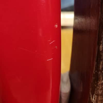 Vintage 1986 Squier MIJ Standard Stratocaster Rosewood Fretboard Torino Red w/ Fender USA OHSC image 15