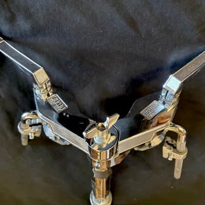 TAMA Double Tom Bracket Bass Drum Mount   Omni Lock  80s Superstar Artstar image 1