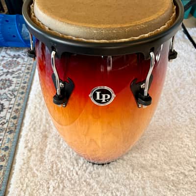 Latin Percussion M854S-VSB Matador Series Custom Accent 12.5" Tumba with Black Hardware 2010s Vintage Sunburst image 5