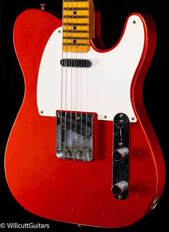 Fender Custom Shop 1957 Telecaster Journeyman Relic Aged Candy Tangerine (264) image 1