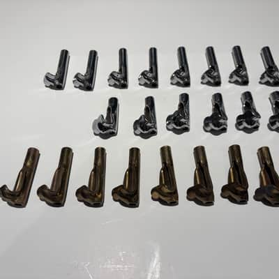 WFL/Ludwig Bass Drum Claws 1950’s - Nickel and chrome variety image 3