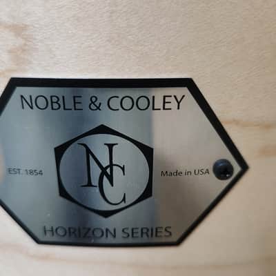 Noble & Cooley *Pre-Order* Horizon Series 6.5x14" Maple/Mahogany Hybrid Snare Drum in Natural Satin & Chrome Hardware | Made in the USA | Special Order | Authorized Dealer image 2
