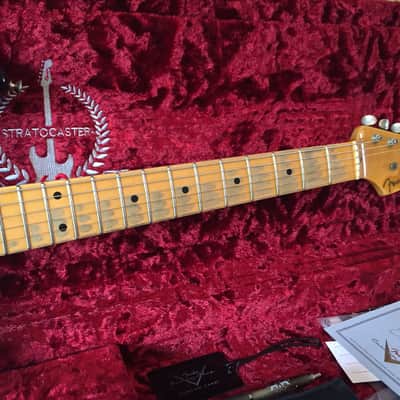 Fender stratocaster 2014 - Heavy relic 2014 - Sunburst image 8