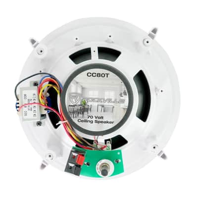 Rockville 4-Zone Multi Room Audio System w/ (16) 8" 70v White Ceiling Speakers image 21