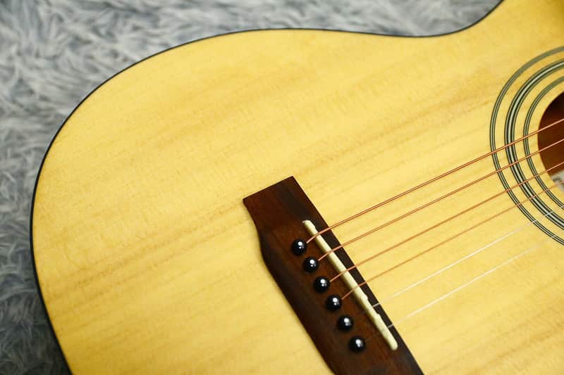 S.Yairi Mini size Acoustic Guitar YM-16/N High quality made w/Soft