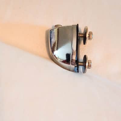 UNMARKED DRUM LUG (SINGLE) WITH SCREWS - FREE SHIP TO C-USA!- CHROME PLATING image 3