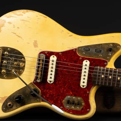 Fender Jaguar 1964 - Olympic White with Matching Headstock image 13