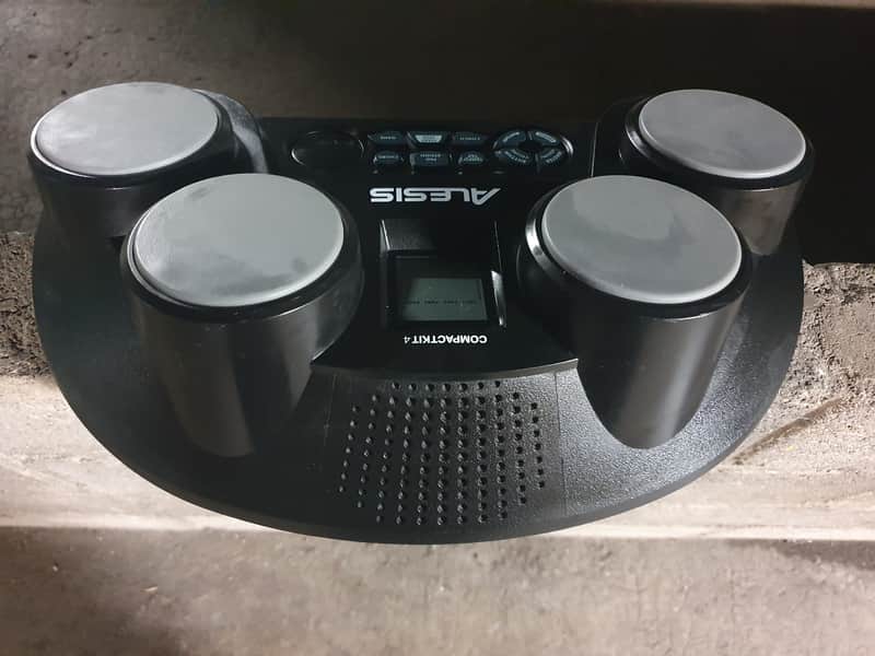 Alesis CompactKit 4 Tabletop Electronic Drum Pad Kit image 1