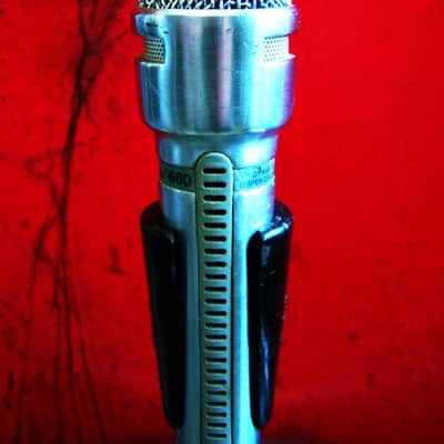 Vintage 1970's Electro-Voice 660 Supercardioid Dynamic Microphone Low Z w accessories 666 664A 664 image 9
