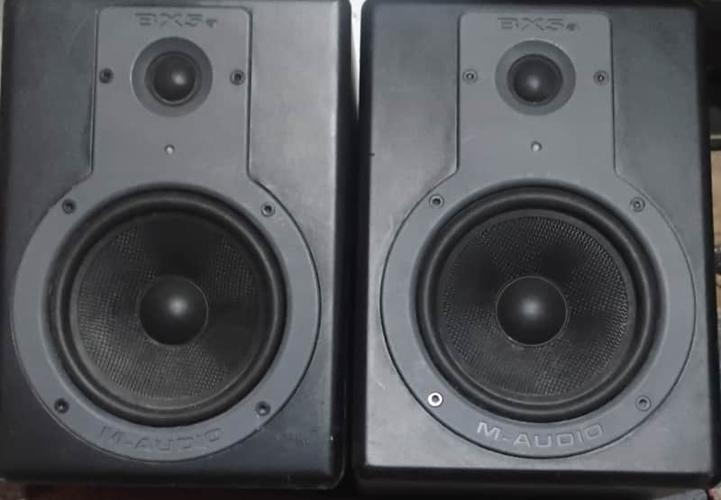 M-Audio BX5A Deluxe Active Studio Monitors (Pair) 2000s - Black image 1