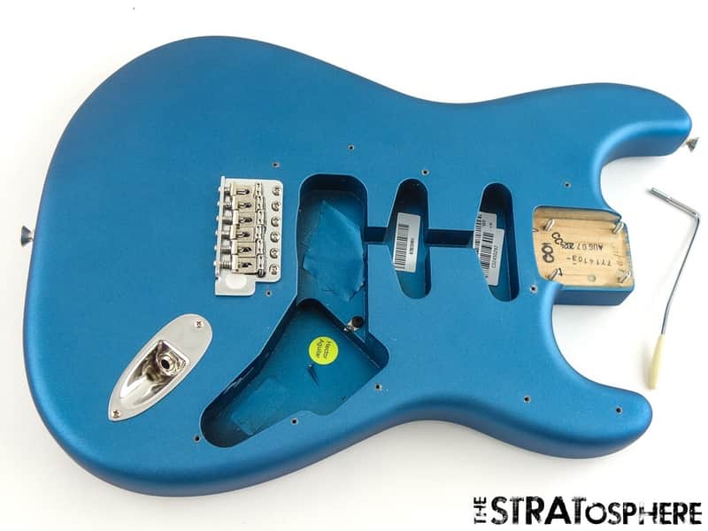 Fender American Performer Strat BODY & HARDWARE Satin Lake Placid Blue image 1