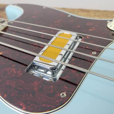 2023 Fender Gold Foil Jazz Bass - Sonic Blue With OHSC image 9