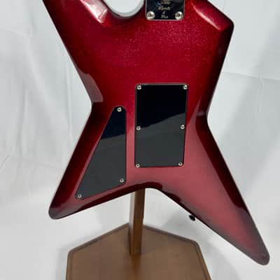 Tokai Super Edition FSD-65 *Five Star* Explorer MIJ Japan 1980s - Red Sparkle image 15