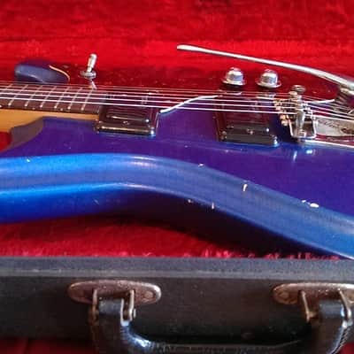 Mosrite Mark V Ventures  1966 Blue Sparkle image 5